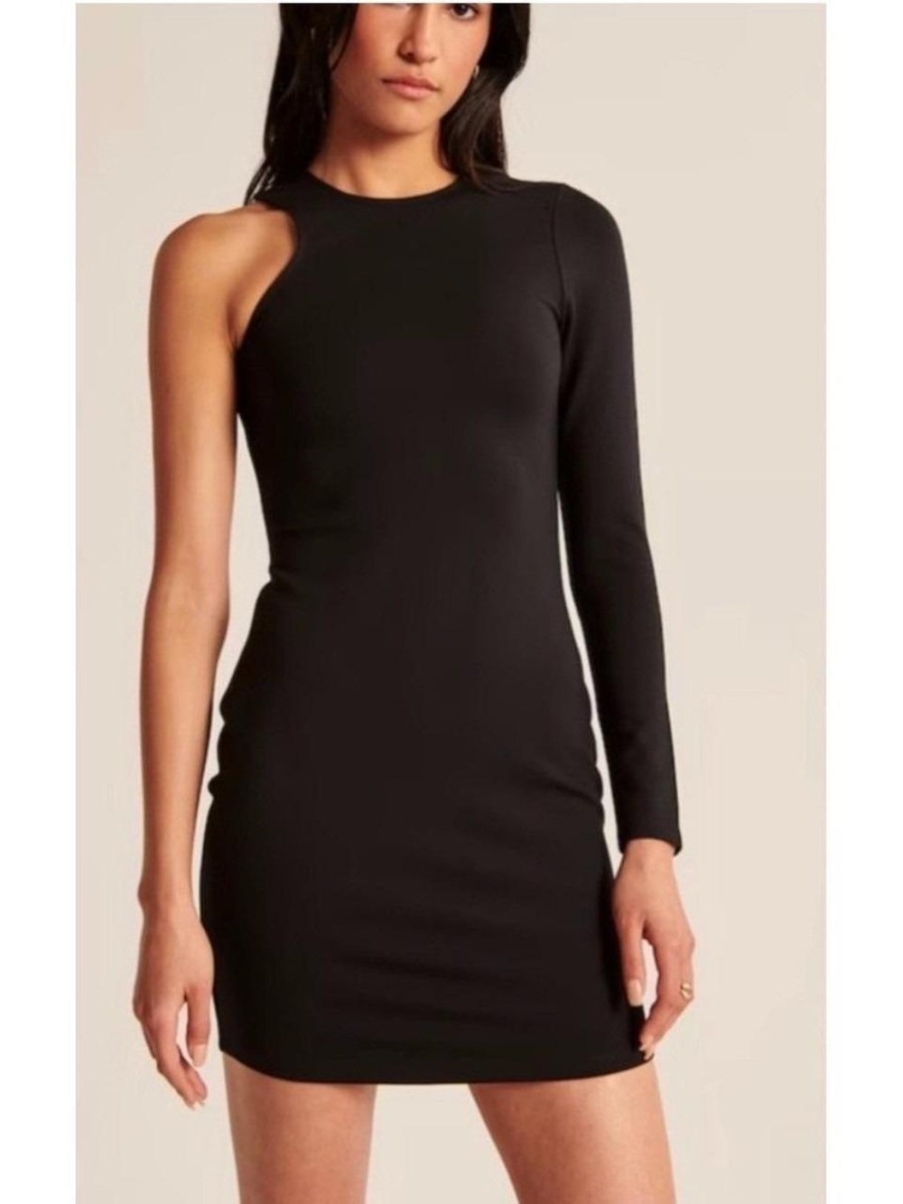 Abercrombie Black Assymetrical Mini Dress